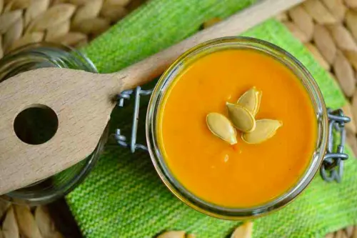 Zuppa di zucca con zenzero